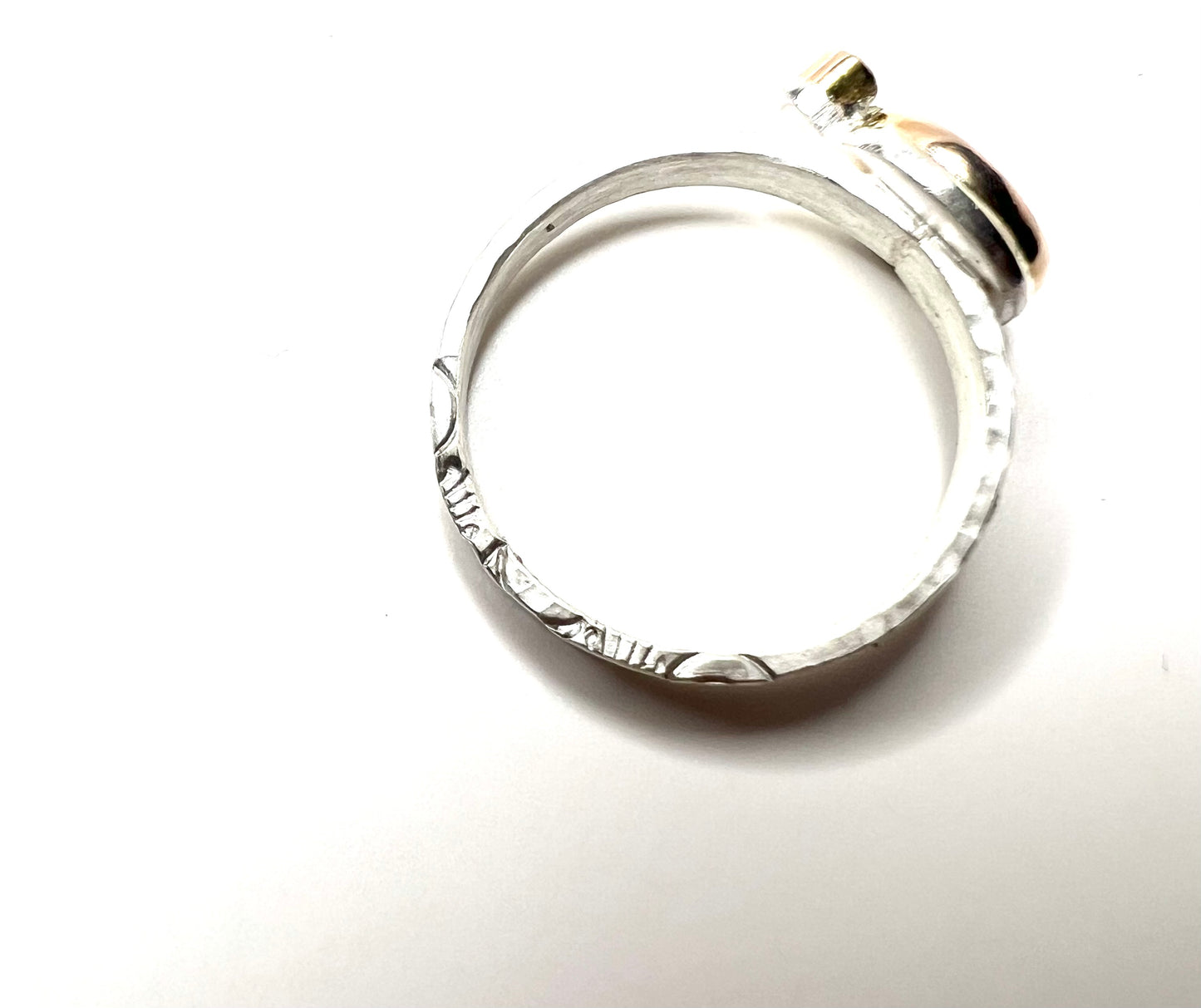 handmade opal and sapphire ring one of a kind